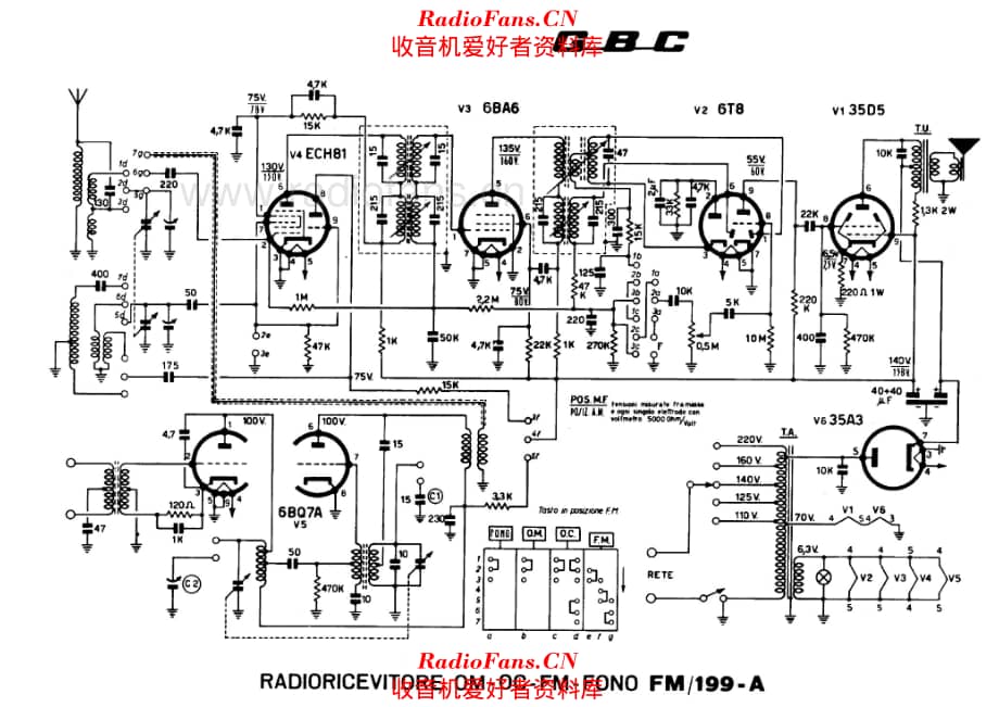 GBC FM-199-A 电路原理图.pdf_第1页