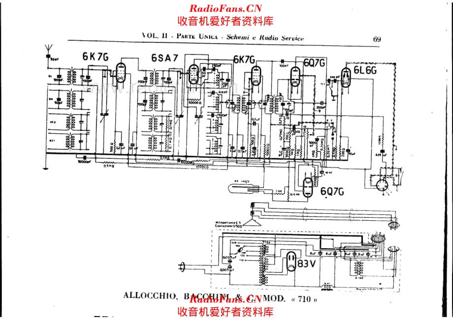 Allocchio Bacchini 710 电路原理图.pdf_第1页