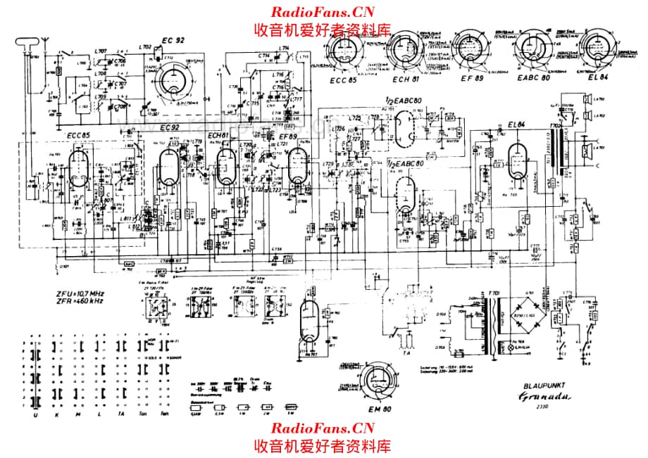 Blaupunkt Granada 2330 电路原理图.pdf_第1页