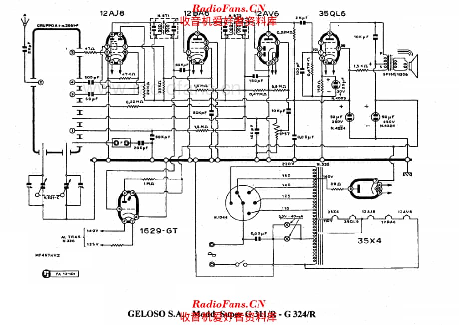 Geloso Super G311R G324R 电路原理图.pdf_第1页