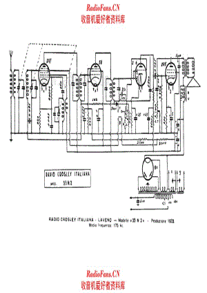 Crosley 33N2 电路原理图.pdf