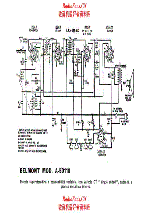 Belmont A-5D118 电路原理图.pdf