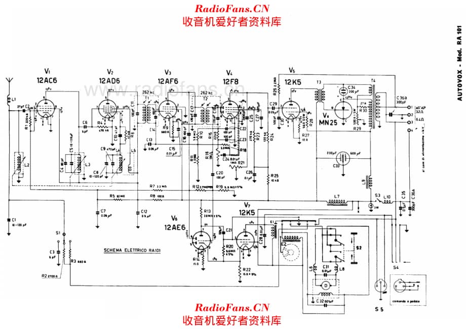 Autovox RA101 电路原理图.pdf_第1页