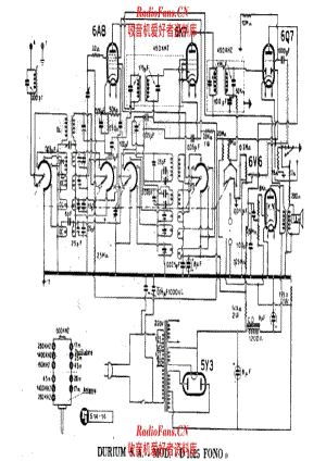 Durium D1625 Fono 电路原理图.pdf