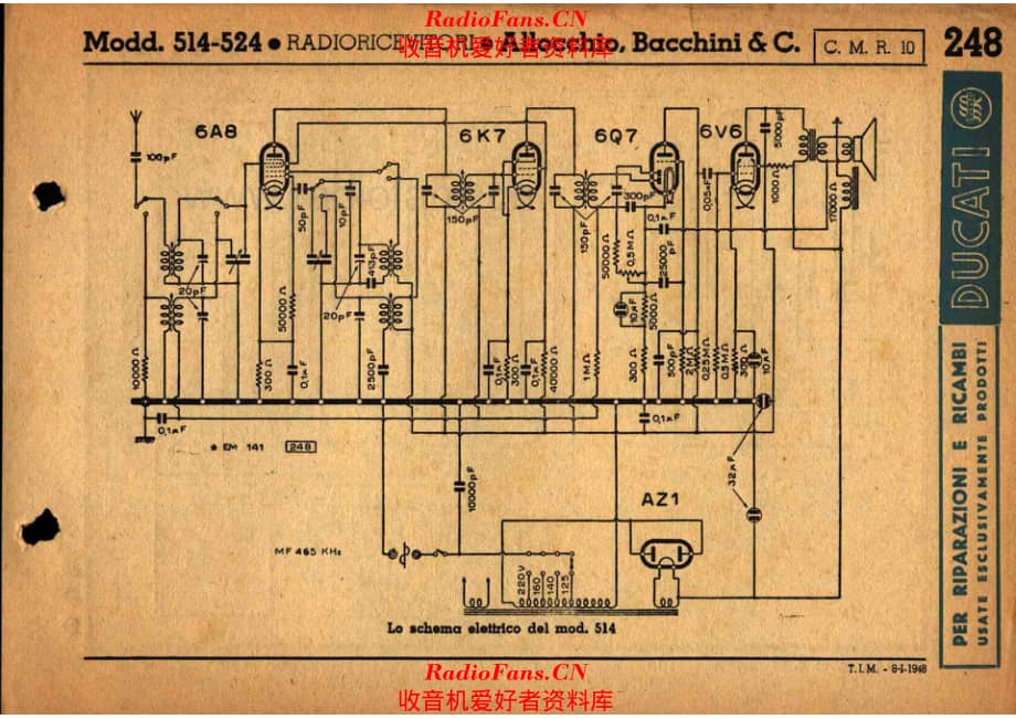 Allocchio Bacchini 514_2 电路原理图.pdf_第1页