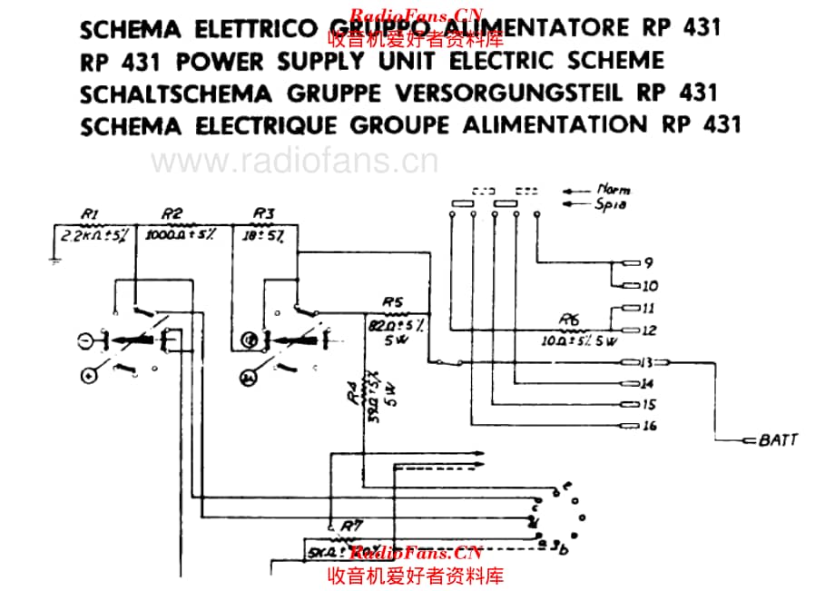 Autovox RP431 Power supply unit 电路原理图.pdf_第1页