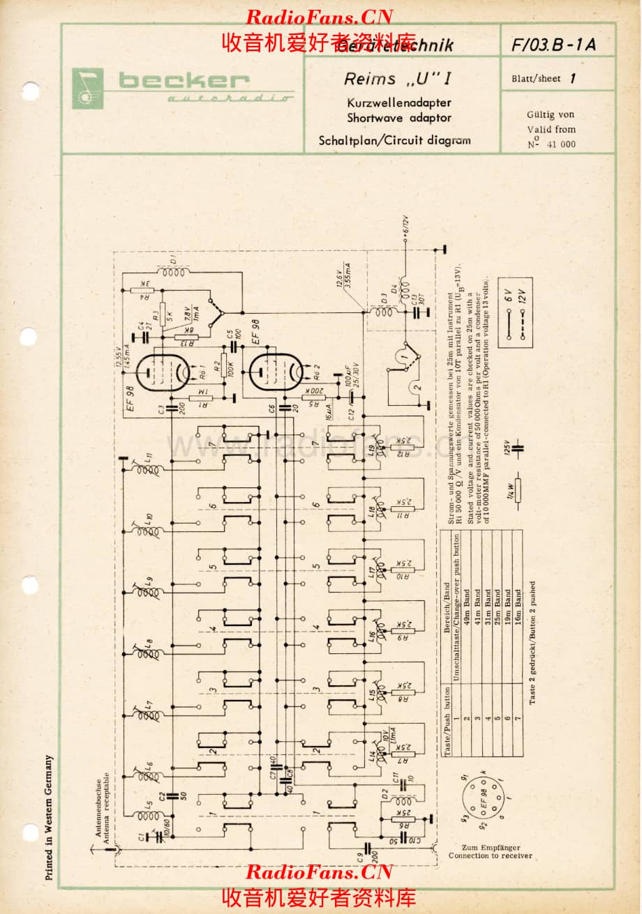 Becker_Reims_U_I-Schematic 电路原理图.pdf_第1页