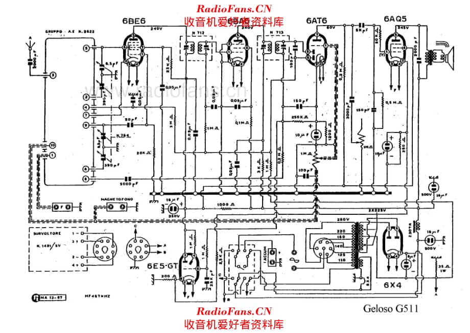 Geloso G511 电路原理图.pdf_第1页