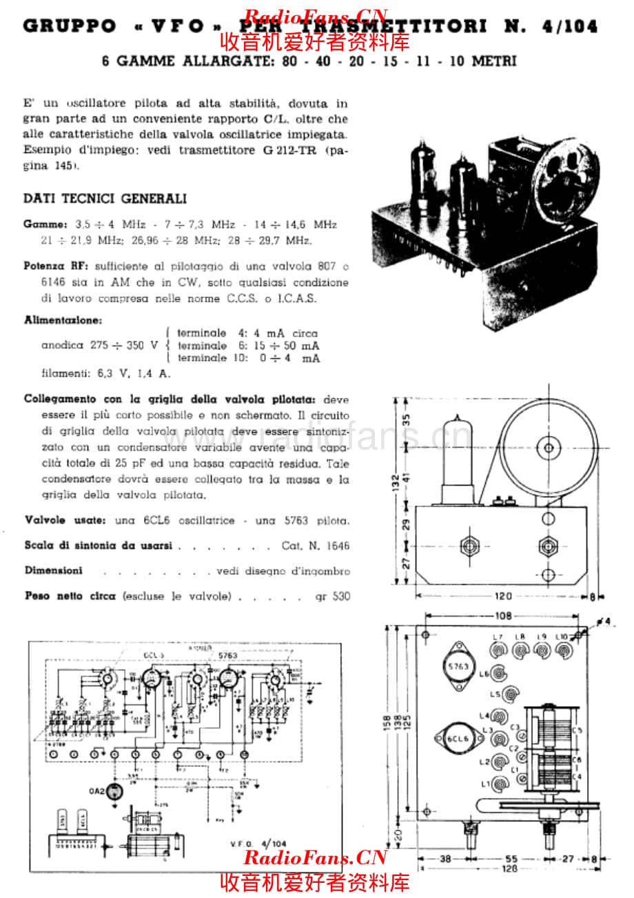 Geloso VFO 4-104 specs 电路原理图.pdf_第1页