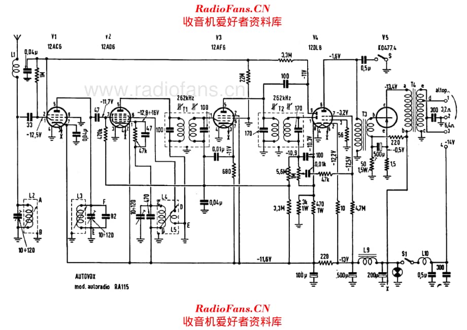 Autovox RA115 电路原理图.pdf_第1页