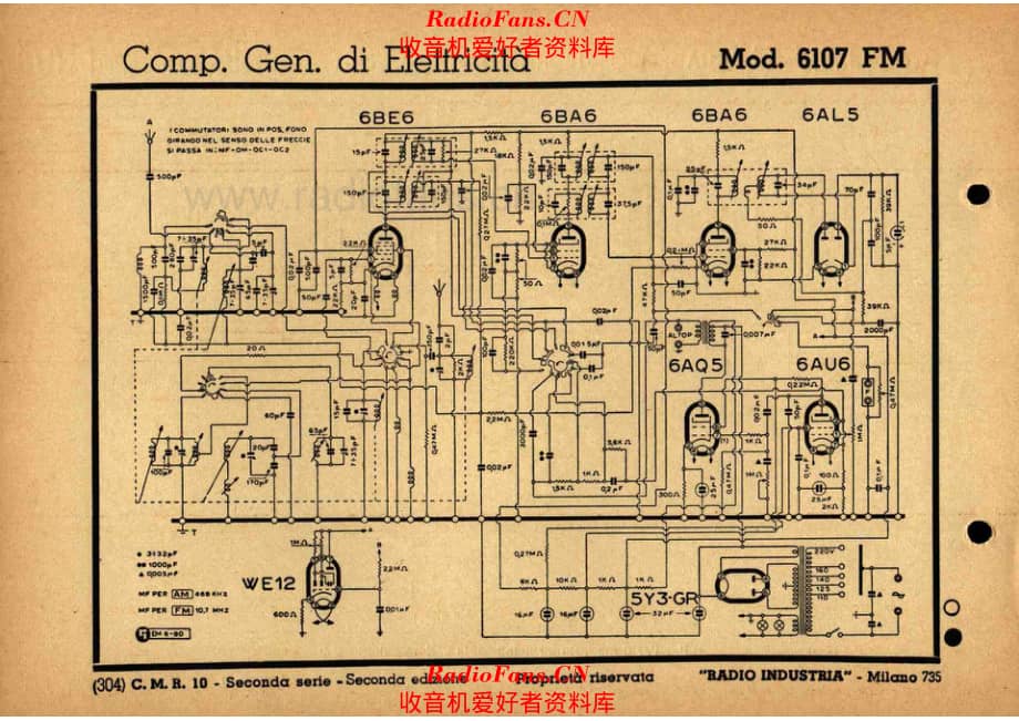 CGE 6107 FM 电路原理图.pdf_第1页