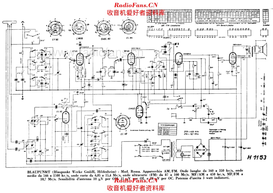 Blaupunkt Roma H1153 电路原理图.pdf_第1页