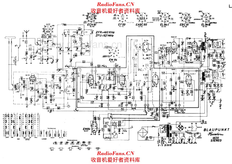 Blaupunkt Boston 4630 stereo 电路原理图.pdf_第1页