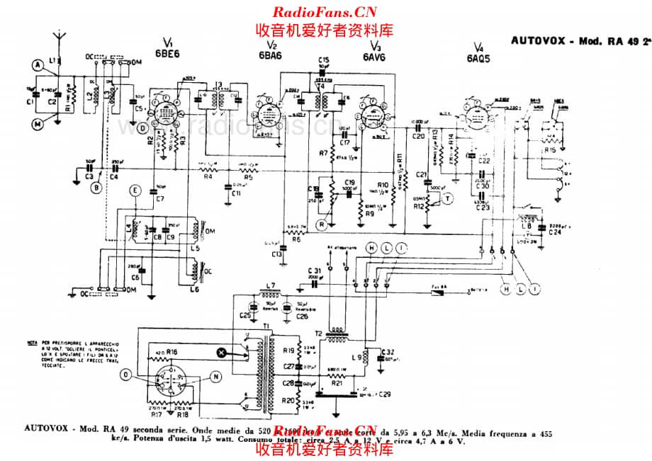 Autovox RA49 II 电路原理图.pdf_第1页