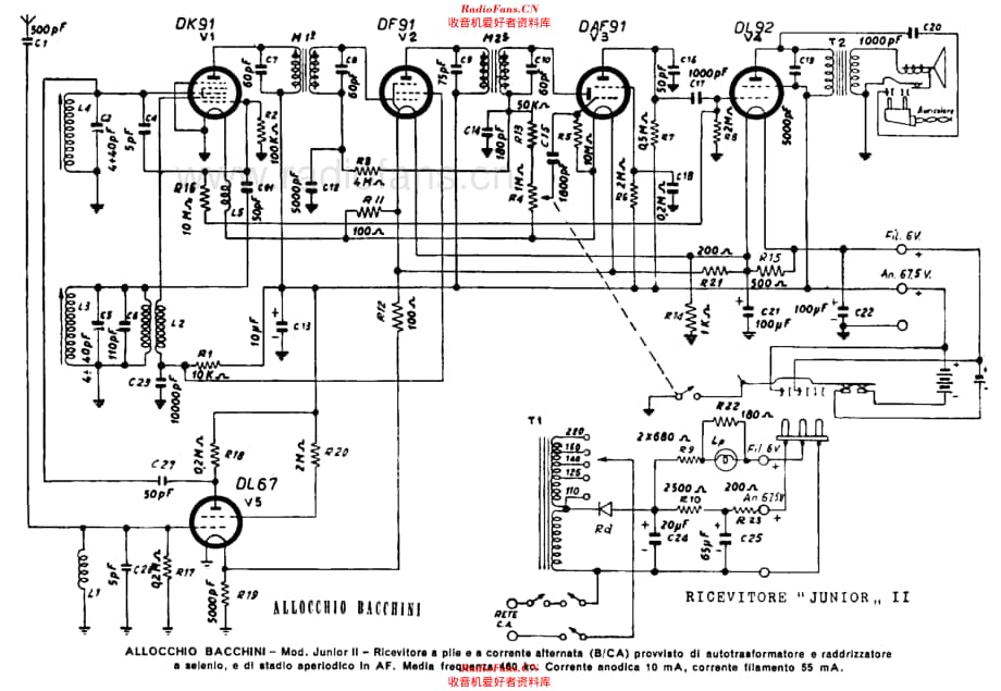 Allocchio Bacchini Junior II_2 电路原理图.pdf_第1页