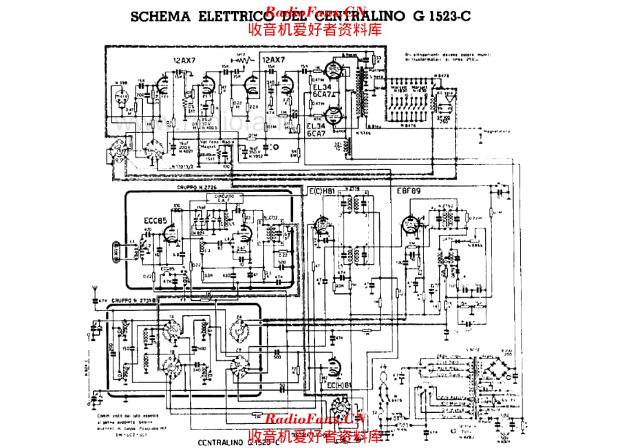 Geloso G1523C Centralino 电路原理图.pdf_第1页