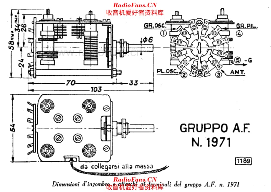 Geloso 1971 RF Unit assembly 电路原理图.pdf_第1页