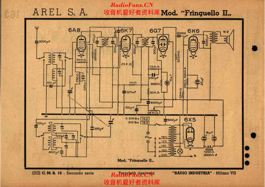 AREL Fringuello II 电路原理图.pdf_第1页