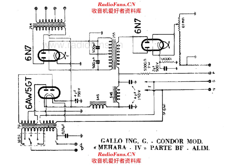 Gallo Mehara IV AF and power unit 电路原理图.pdf_第1页