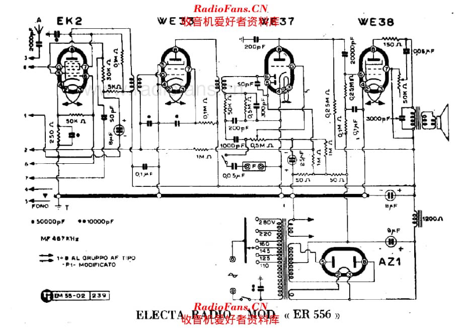 Electa Radio ER556 电路原理图.pdf_第1页