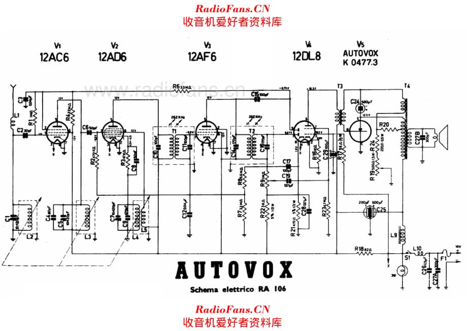 Autovox RA106 电路原理图.pdf_第1页