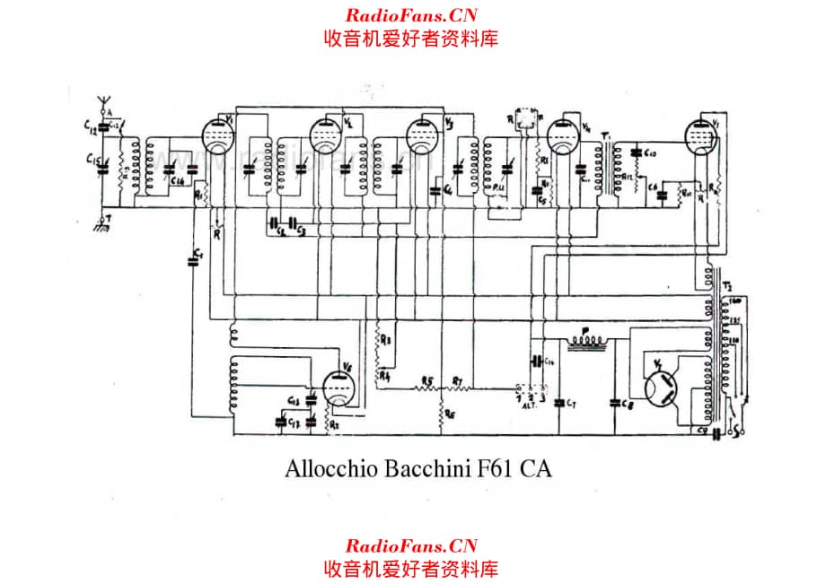 Allocchio Bacchini F61 CA 电路原理图.pdf_第1页