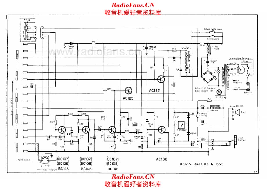 Geloso G650 Recorder 电路原理图.pdf_第1页