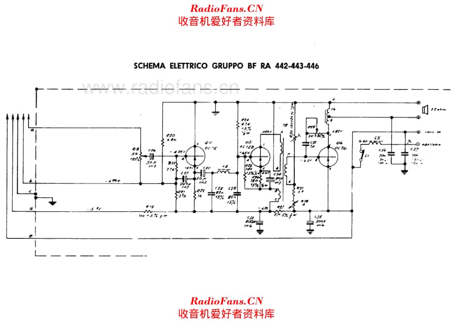 Autovox RA442 RA443 RA446 audio unit 电路原理图.pdf_第1页