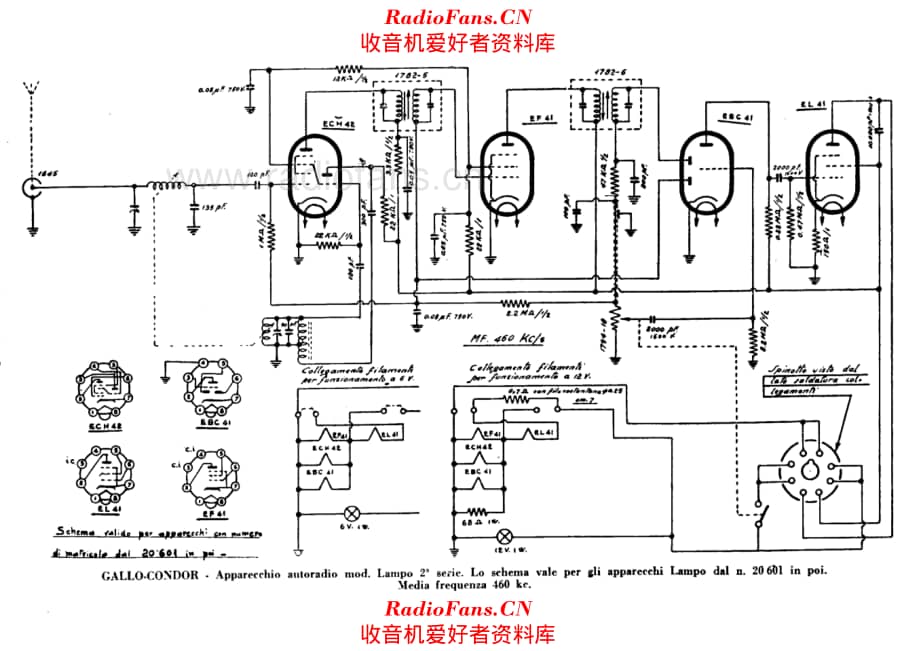 Gallo Condor car radio Lampo II series 电路原理图.pdf_第1页