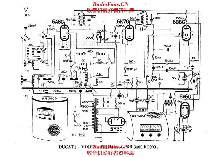 Ducati RR3404 RR3405 fono 电路原理图.pdf_第1页