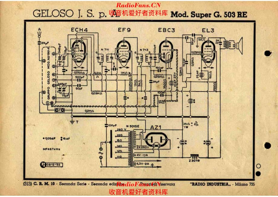 Geloso Super G 503RE 电路原理图.pdf_第1页