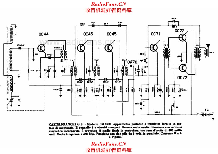 Castelfranchi SM3350 电路原理图.pdf_第1页