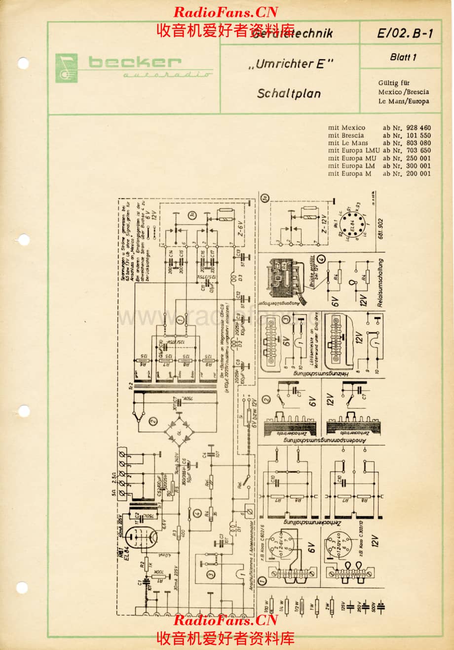 Becker_PowerSupply_Umrichter_E_Type_F_Schematic 电路原理图.pdf_第1页