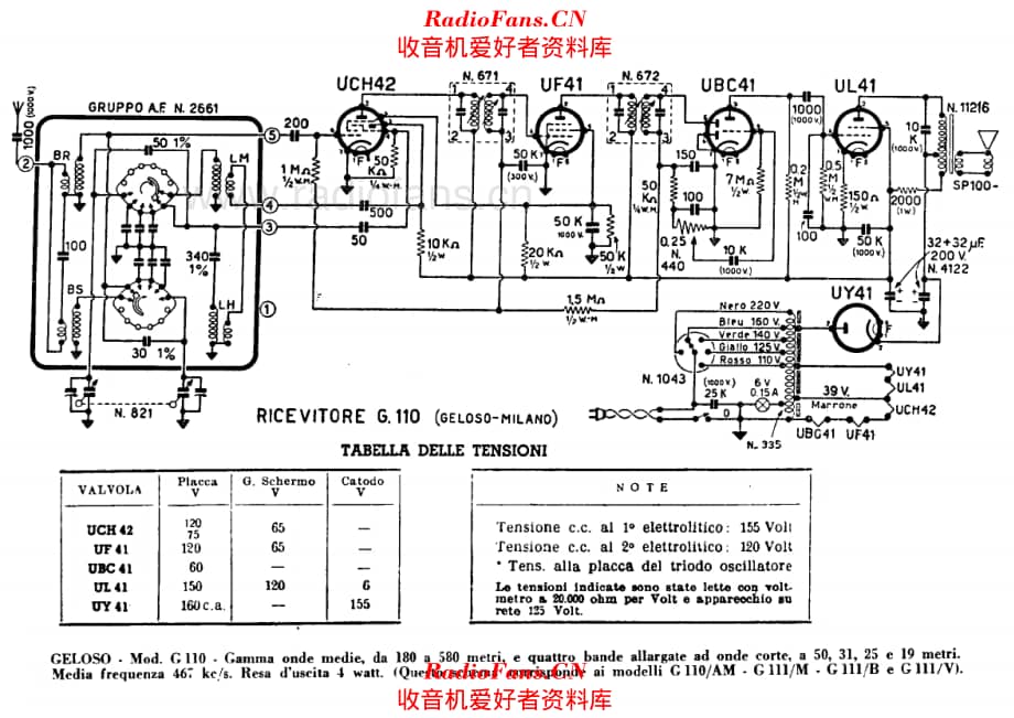 Geloso G110 电路原理图.pdf_第1页