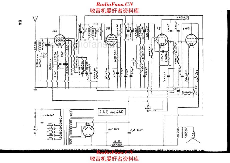 CGE 460 电路原理图.pdf_第1页