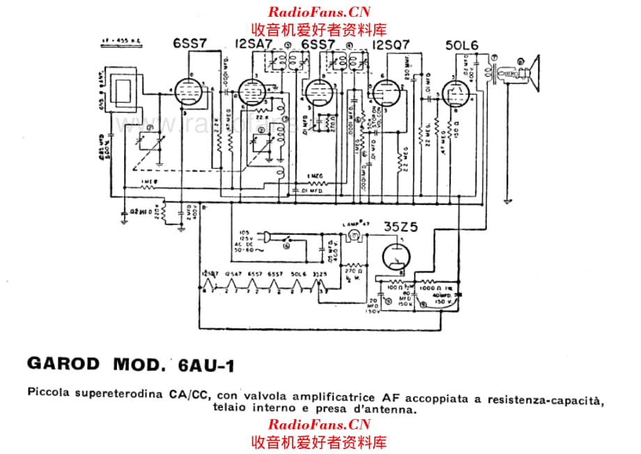 Garod 6AU-1 电路原理图.pdf_第1页