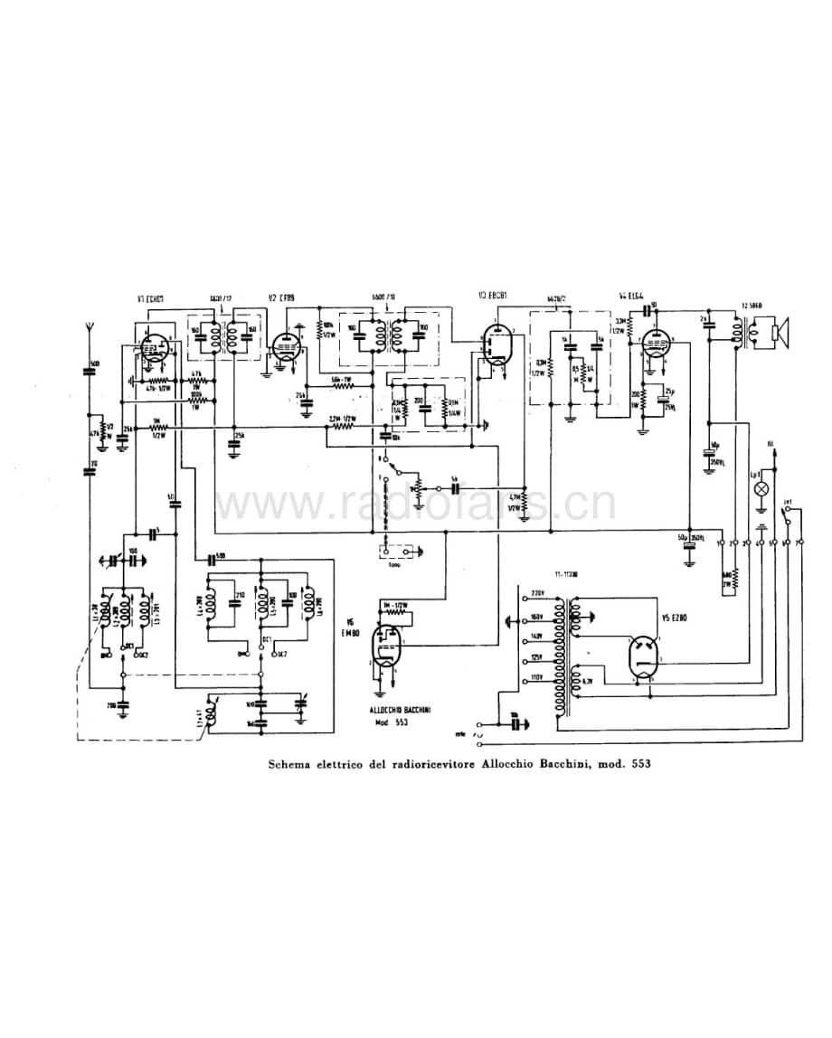 Allocchio Bacchini 553 电路原理图.pdf_第1页