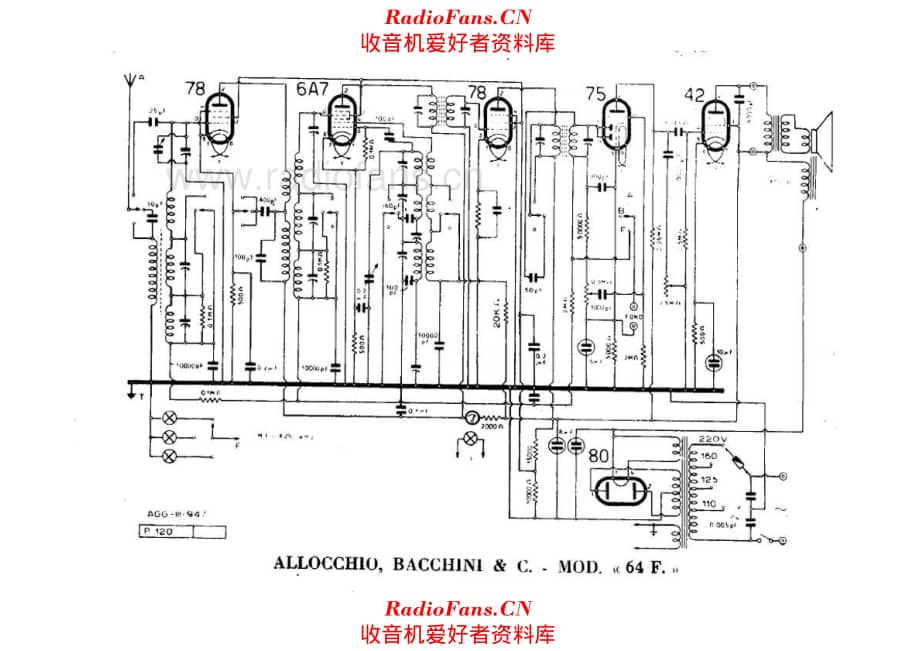 Allocchio Bacchini 64F_2 电路原理图.pdf_第1页