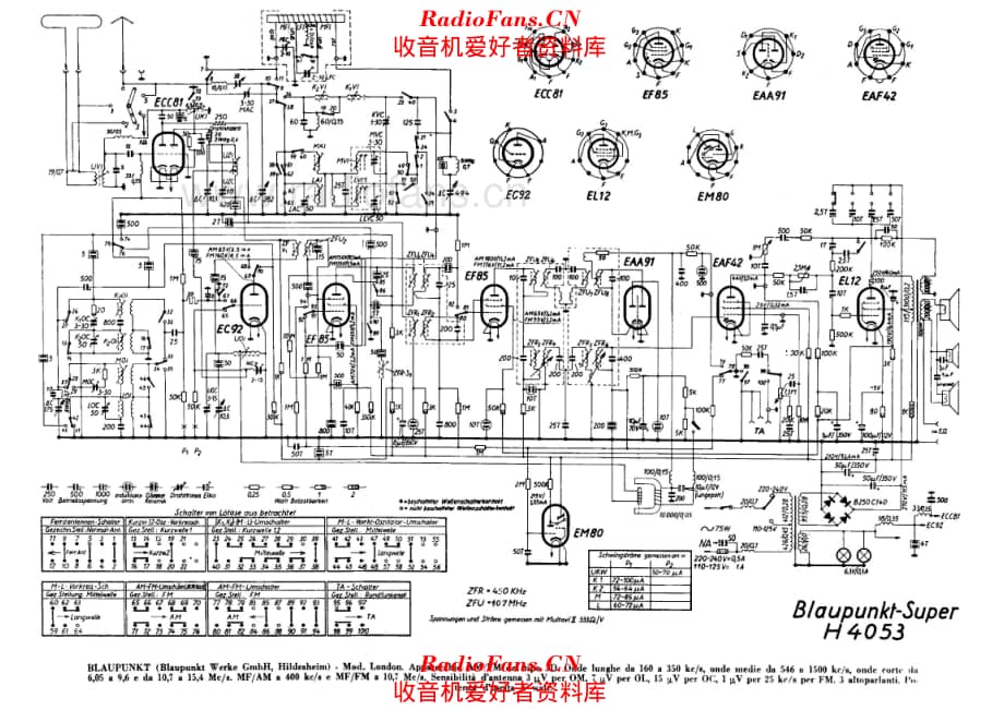 Blaupunkt London H4053 电路原理图.pdf_第1页