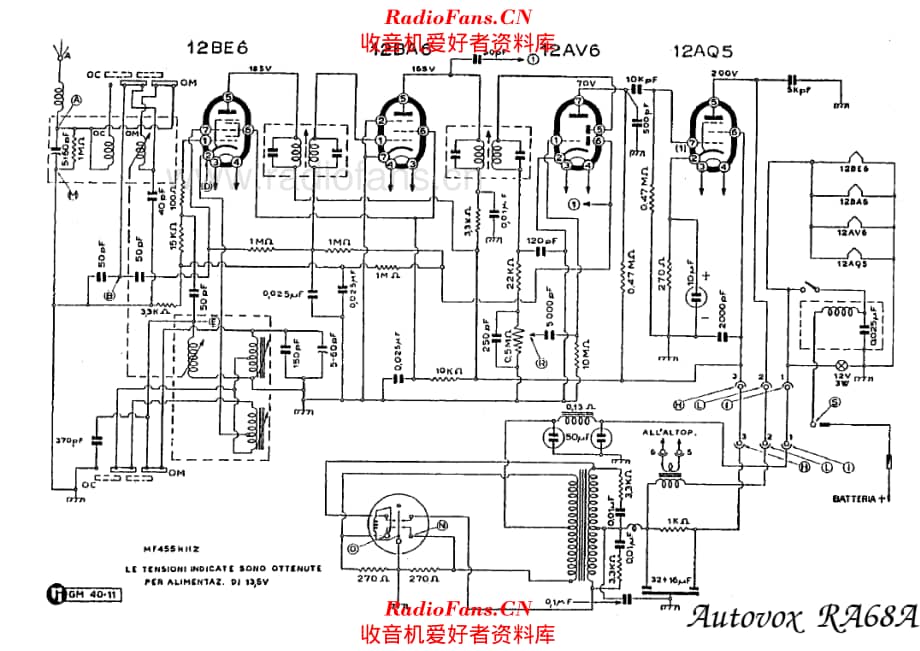 Autovox RA68A 电路原理图.pdf_第1页