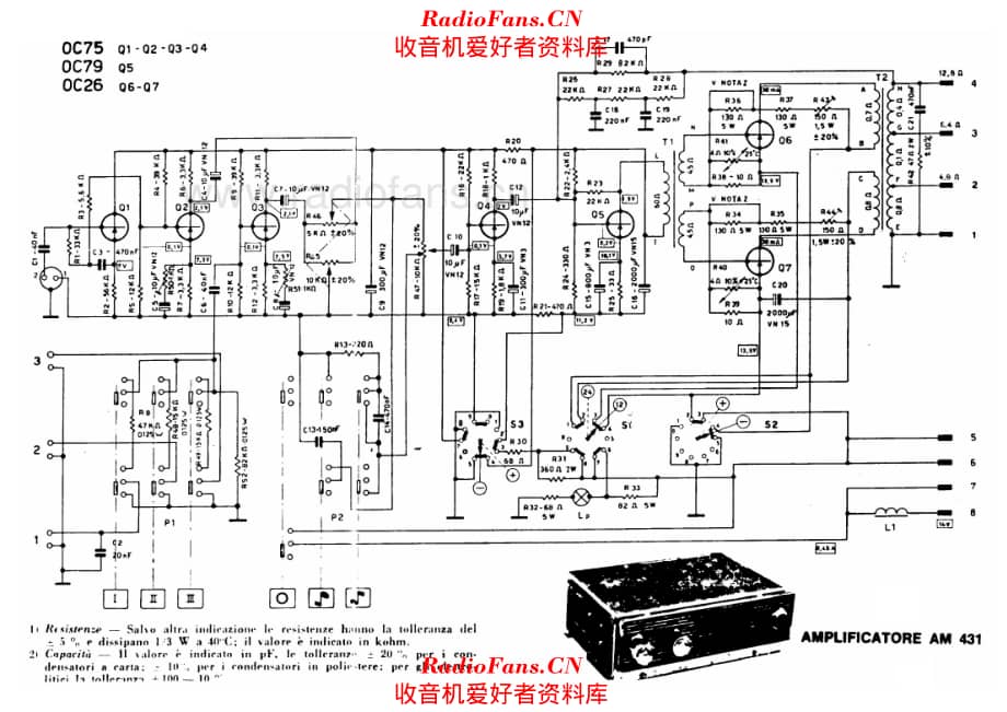 Autovox AM31 Amplifier 电路原理图.pdf_第1页