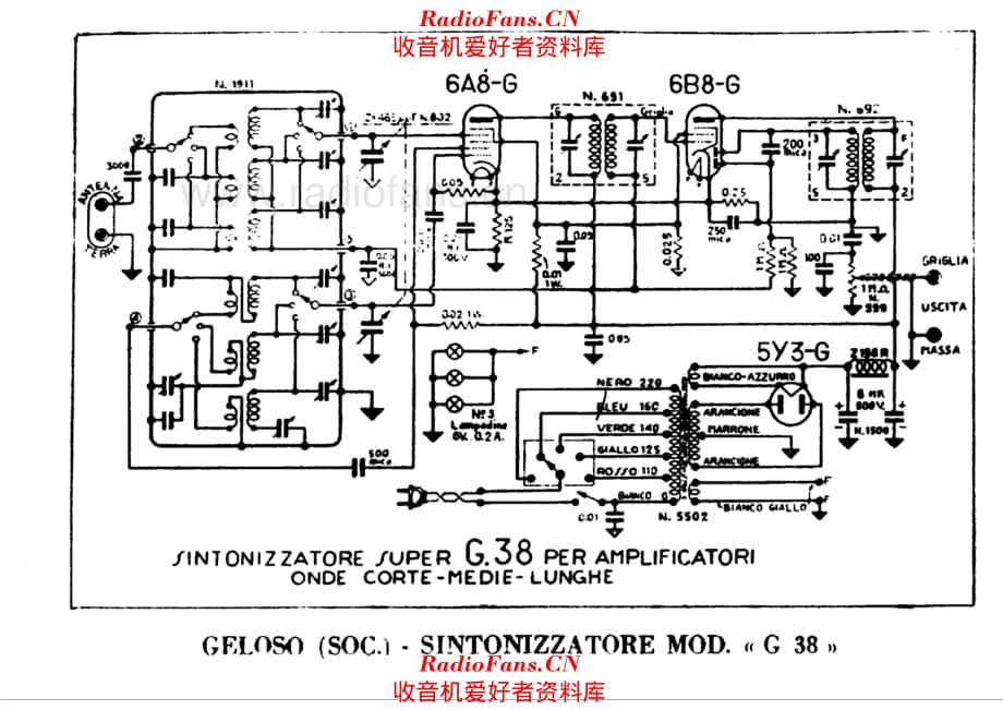 Geloso G28 Tuner alternate 电路原理图.pdf_第1页