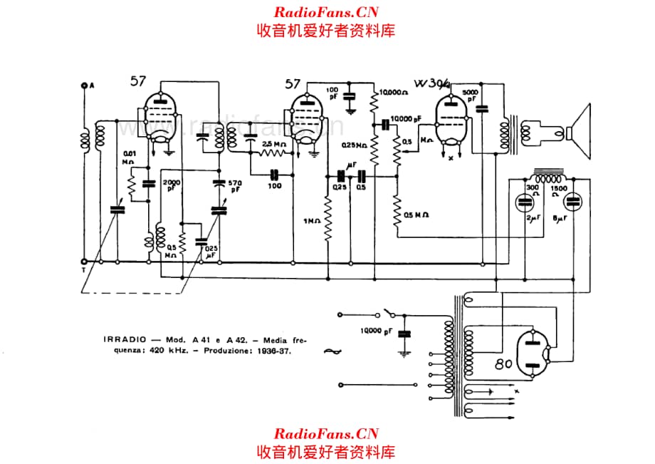 Irradio A41 A42 电路原理图.pdf_第1页