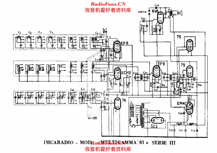 Imcaradio Multigamma 81 III series 电路原理图.pdf_第1页