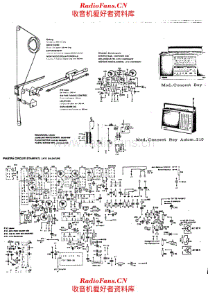 Grundig Concert Boy 210 tuning cord and PCB layout 电路原理图.pdf
