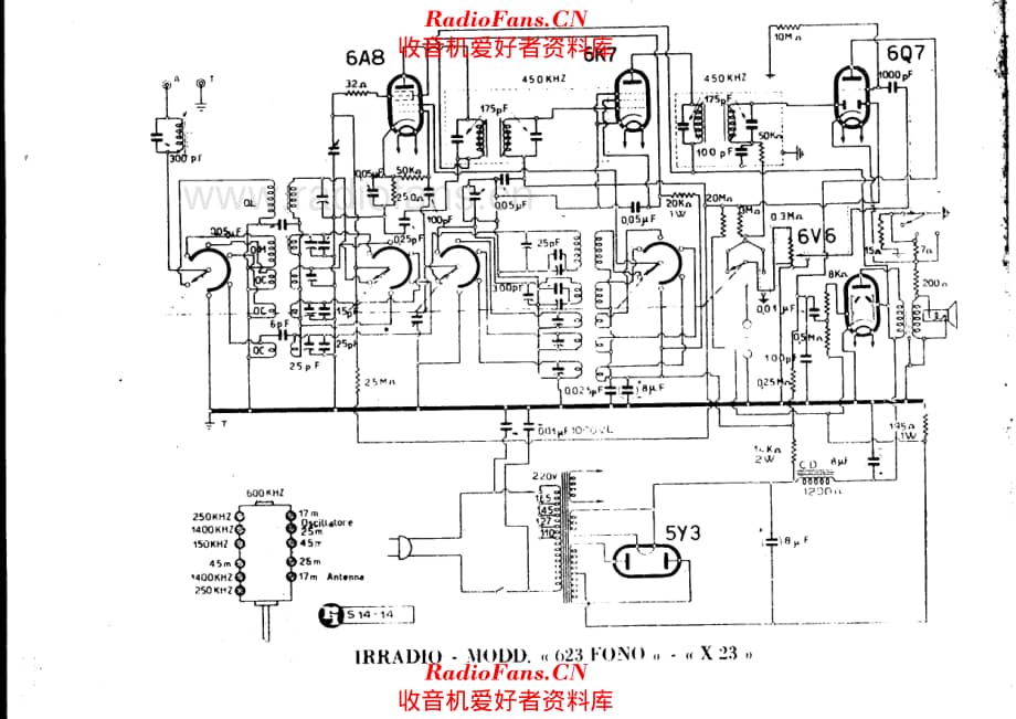 Irradio 623-Fono_EX23 电路原理图.pdf_第1页