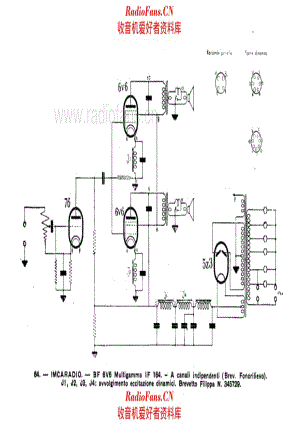 Imcaradio IF164 patent 345729 电路原理图.pdf