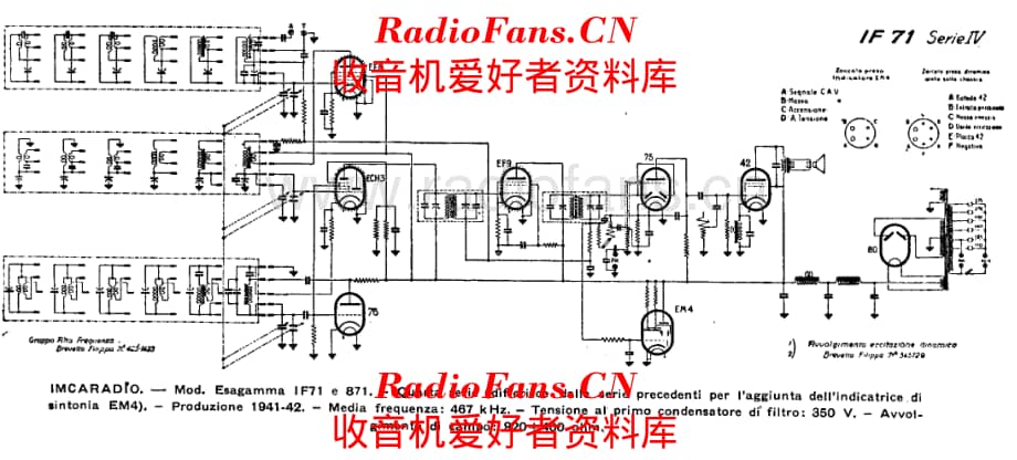 Imca Radio IF71_IV 电路原理图.pdf_第1页