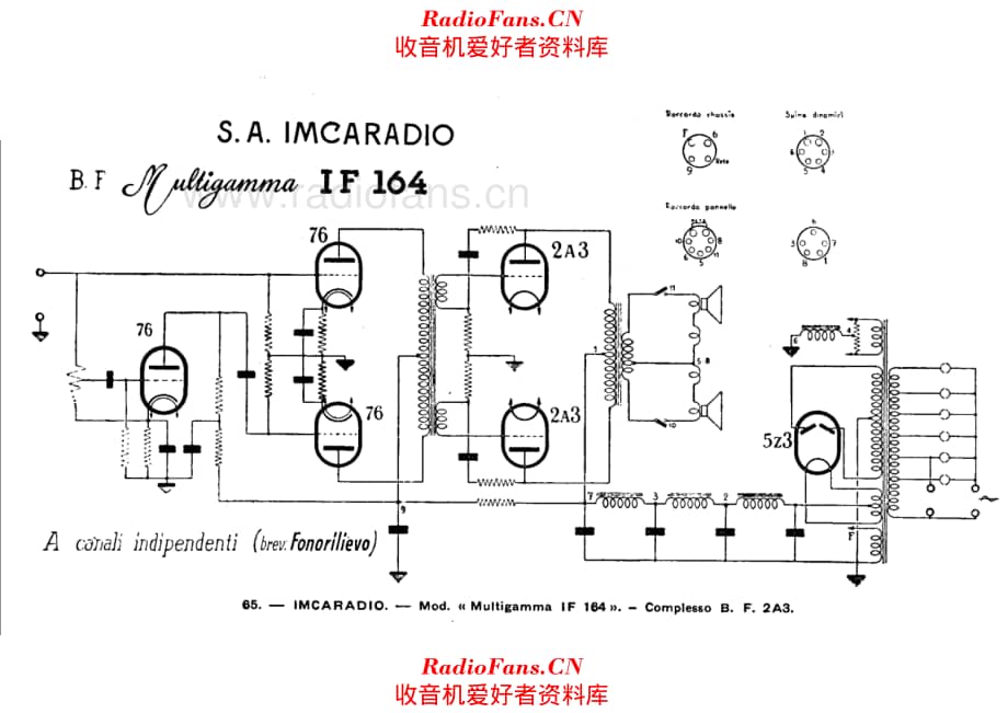 Imcaradio IF164 AF unit 2A3 电路原理图.pdf_第1页