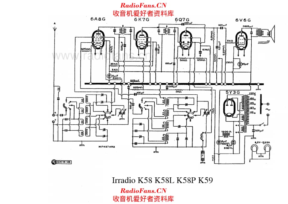 Irradio K58 K58L K58P K59 电路原理图.pdf_第1页